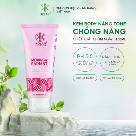 Kem Body Trắng Da Chống Nắng Chùm Ngây – KOLAN