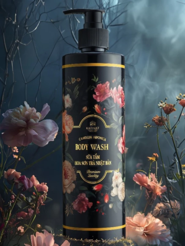 Sữa Tắm KATINAT Hoa Sơn Trà Nhật Bản Dung Tích 500ml