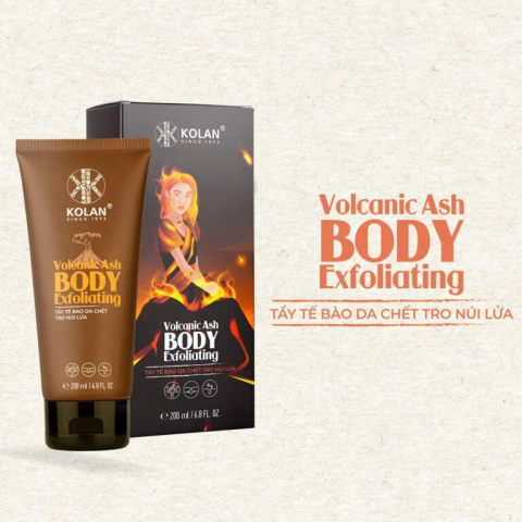 Tẩy tế bào da chết tro núi lửa Kolan
